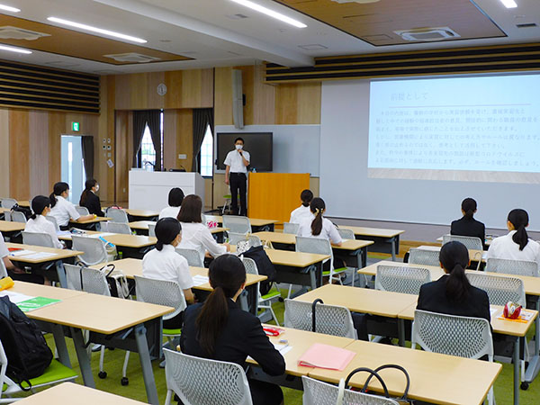 病院実習事前講義の様子