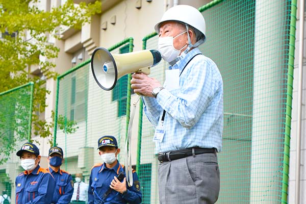 防災訓練の様子